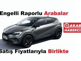 Engelli Raporlu Arabalar Ocak 2023.