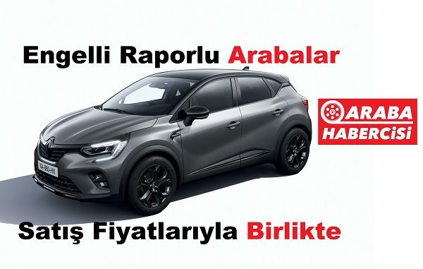 Engelli Raporlu Arabalar Ocak 2023.